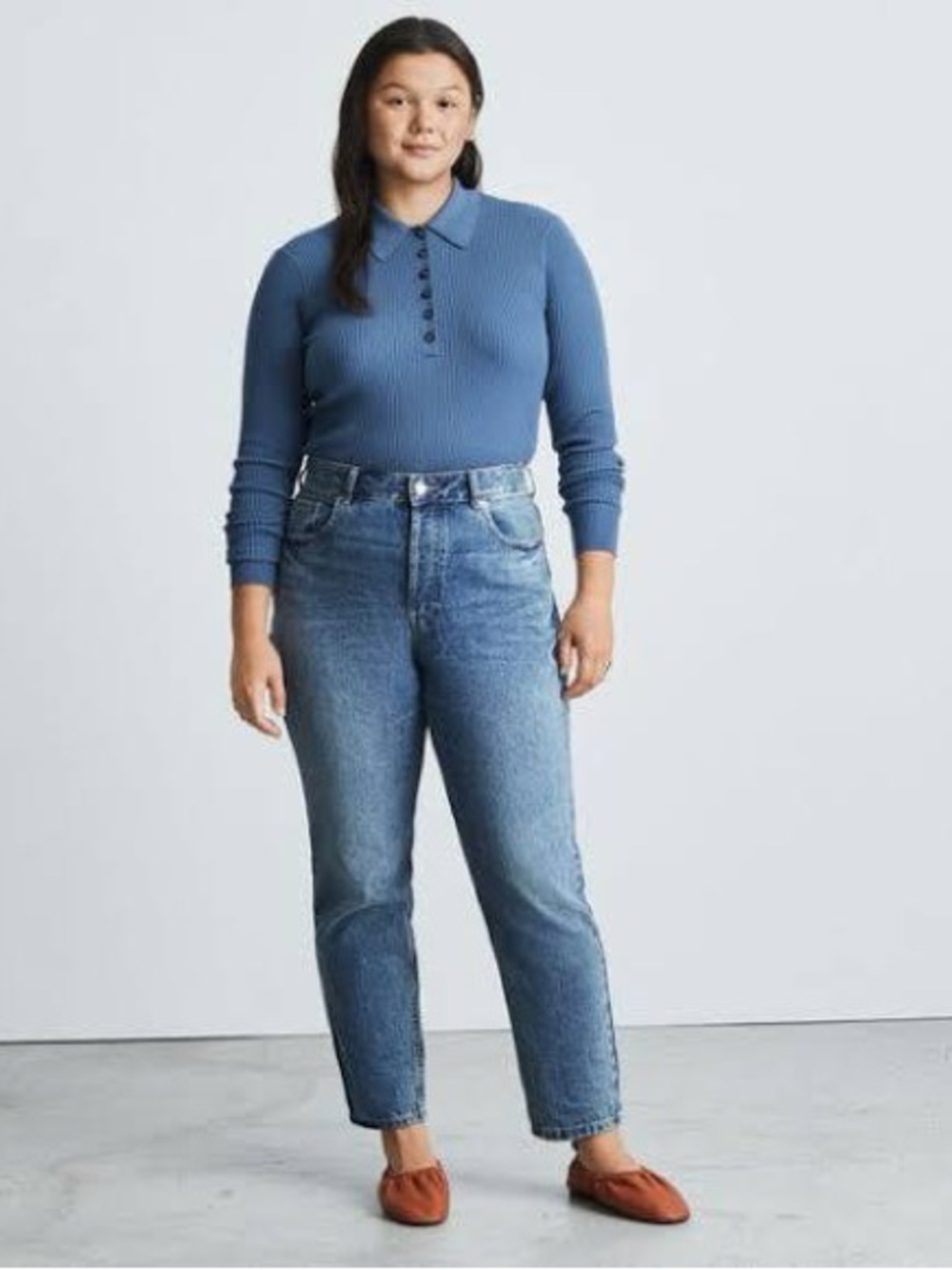 Everlane The Curvy ’90s Cheeky Straight Crop Jeans Size 30 - Picture 3 of 7